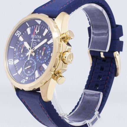 Orologio da uomo Bulova Marine Star 97B168 Cronografo al quarzo