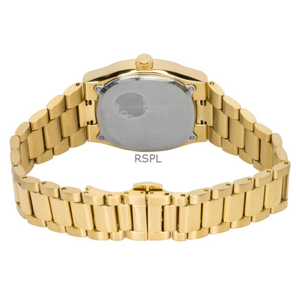 Orologio da uomo Bulova Super Seville in acciaio inossidabile color oro con quadrante bianco al quarzo 97B223