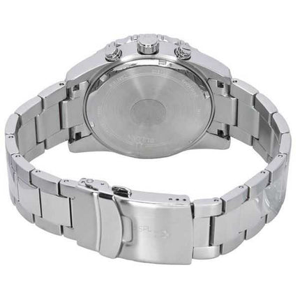 Orologio da uomo Bulova Essentials cronografo in acciaio inossidabile con quadrante blu al quarzo 98A209 100M