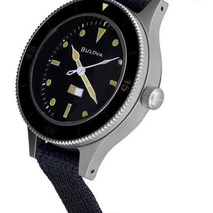 Orologio da uomo Bulova Archive Mil-Ships quadrante nero automatico 98A266