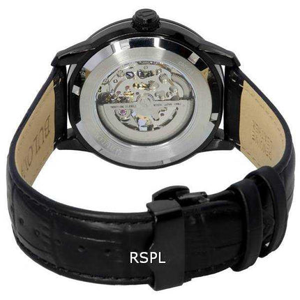 Bulova Classic Sutton Black Skeleton Dial Automatic 98A283 Orologio da uomo