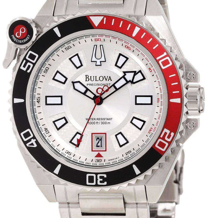 Orologio da uomo Bulova Precisionist 300M Silver Dial 98B167