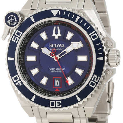 Orologio da uomo Bulova Precisionist 300M blu quadrante 98B168