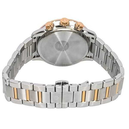Orologio da uomo Bulova Classic Sutton cronografo bicolore in acciaio inossidabile quadrante grigio al quarzo 98B335