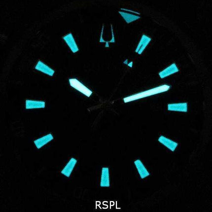 Orologio da uomo Bulova Marine Star Two Tone con quadrante blu al quarzo 98B384 100M