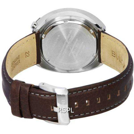 Bulova Parking Meter Cronografo in edizione limitata con quadrante argento al quarzo 98B390 100M Orologio da uomo