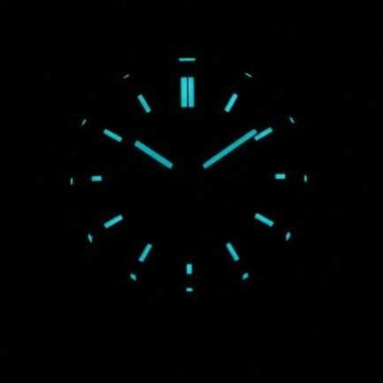 Orologio da uomo Bulova Racer Chronograph cinturino in pelle quadrante nero al quarzo 98B427 100M