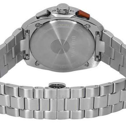 Orologio da uomo Bulova Racer Chronograph in acciaio inossidabile con quadrante blu al quarzo 98B432 100M