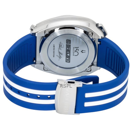 Orologio da uomo Bulova Shelby Racer Chronograph 150th Anniversary Limited Edition con quadrante blu al quarzo 98B452