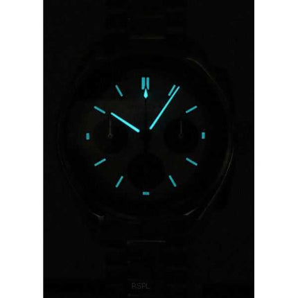 Bulova Lunar Pilot Archive Series Special Edition Chronograph Silver Dial Quartz 98K112 Orologio da uomo con cinturino extra