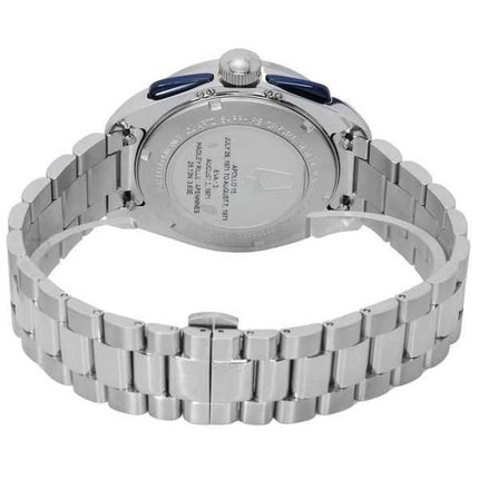 Bulova Lunar Pilot Archive Series Special Edition Chronograph Silver Dial Quartz 98K112 Orologio da uomo con cinturino extra