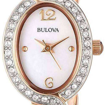 Orologio da donna Bulova in acciaio inossidabile con cristalli Swarovski 98L200