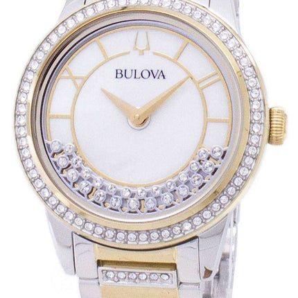 Orologio da donna Bulova Crystal TurnStyle 98L245 con quarzo e diamanti