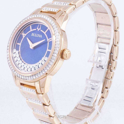Orologio da donna Bulova Crystal TurnStyle 98L247 con quarzo e diamanti