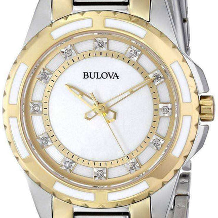 Orologio da donna Bulova Diamond Accent Two Tone 98P140