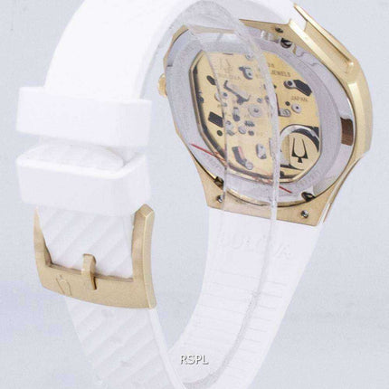 Bulova CURV 98R237 Quartz Diamond Accents orologio da donna
