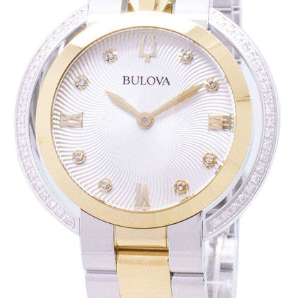 Orologio da donna Bulova Rubaiyat 98R246 Diamond Accents al quarzo
