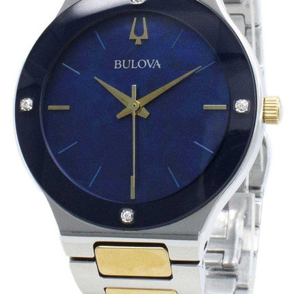 Orologio al quarzo donna Bulova 98R273 con accenti di diamante