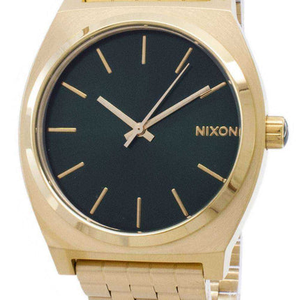 Orologio da uomo Nixon Time Teller Gold Tone Green Sunray A045-1919-00