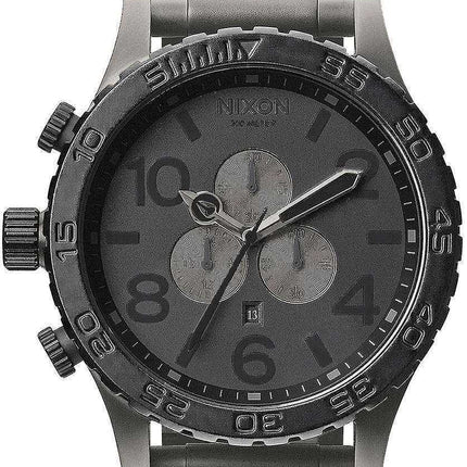 Orologio da uomo Nixon Matte Black / Matte Gunmetal Chronograph 300M A083-1062-00