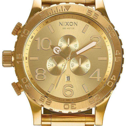 Orologio da uomo Nixon All Gold Chronograph 300M A083-502-00