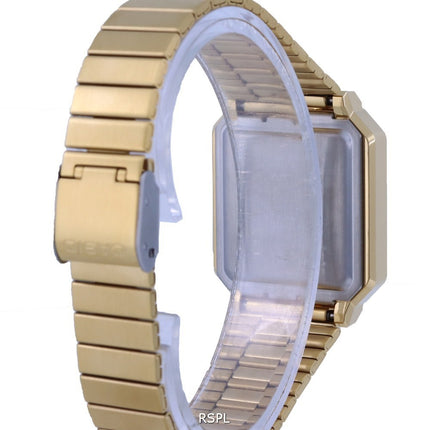 Orologio Casio Youth vintage in acciaio inossidabile digitale A100WEG-9A A100WEG-9 da donna