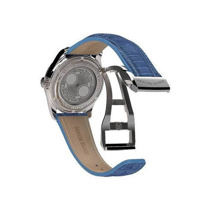 Orologio da donna Armand Nicolet Tramelan M03 con accenti di diamanti fasi lunari blu MOP quadrante al quarzo A151QAA-AK-P882LV8