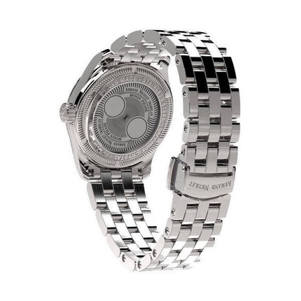 Orologio da donna Armand Nicolet Tramelan M03 con accenti di diamanti fasi lunari grigio MOP quadrante al quarzo A151QAA-GN-MA15
