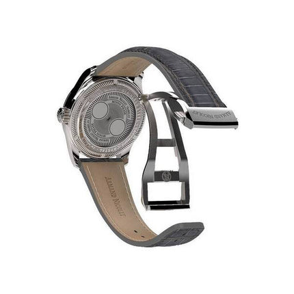 Armand Nicolet Tramelan M03 Accenti di diamanti Fase lunare Grigio MOP Quadrante al quarzo A151QAA-GN-P882GR8 Orologio da donna