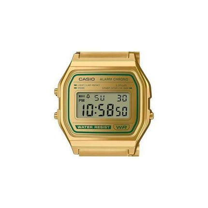 Orologio Casio Vintage Digitale Quadrante Oro Quarzo A158WEGV-9A Unisex