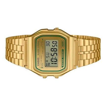 Orologio Casio Vintage Digitale Quadrante Oro Quarzo A158WEGV-9A Unisex