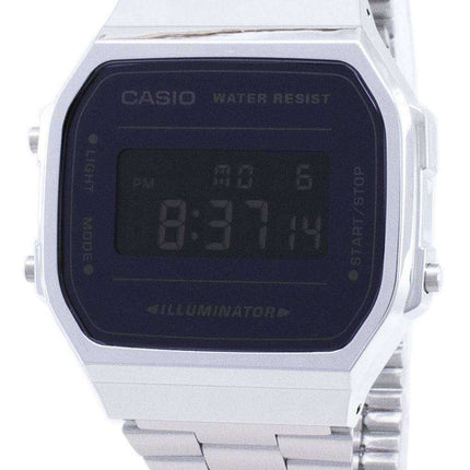Orologio da uomo digitale Casio Vintage A168WEM-1 Illuminatore