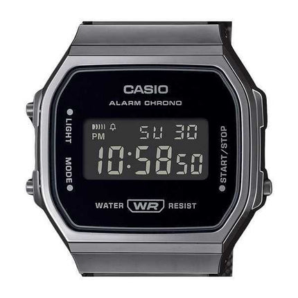 Casio Vintage Digitale Acciaio Inossidabile Bracciale Maglia Quarzo A168WEMB-1B Orologio Unisex
