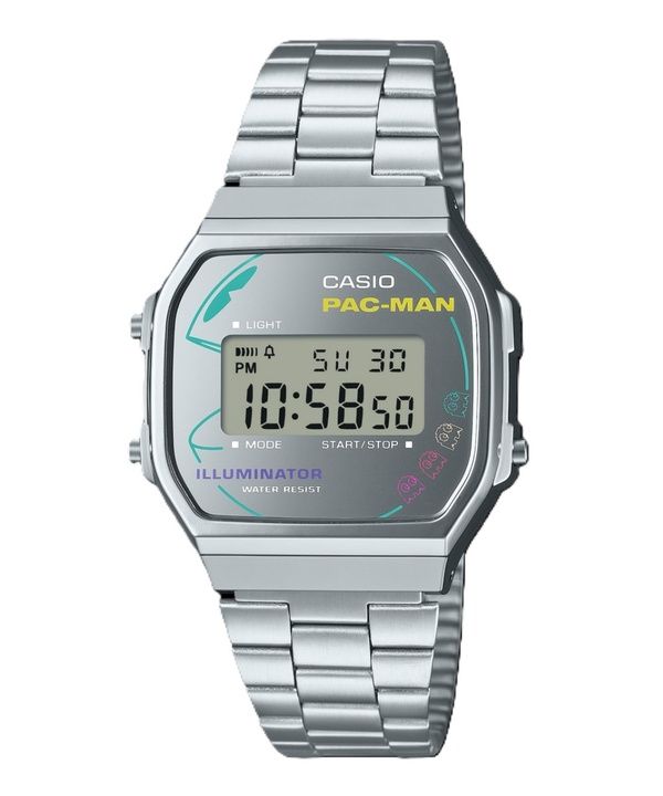 Casio Vintage Digital PAC-MAN Collaboration Quartz A168WEPC-7A Orologio unisex