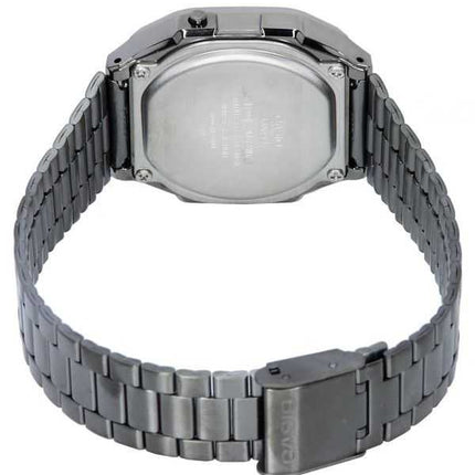 Orologio Casio vintage digitale in acciaio inossidabile con cinturino al quarzo A168WERB-2A A168WERB-2 Orologio unisex