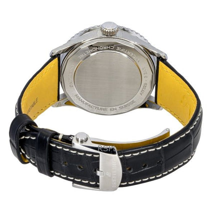 Orologio da uomo Breitling Navitimer con cinturino in pelle e quadrante blu ghiaccio, automatico, A17329171C1P1