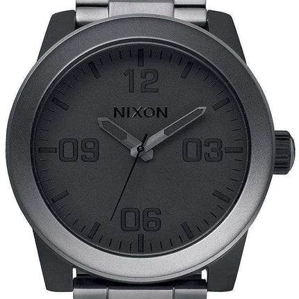 Orologio da uomo Nixon Corporal SS Matte Black Quartz Gunmetal Dial A346-1062-00