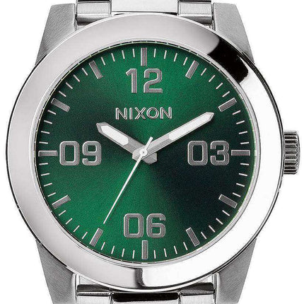 Orologio da uomo Nixon Corporal SS Green Sunray Dial A346-1696-00