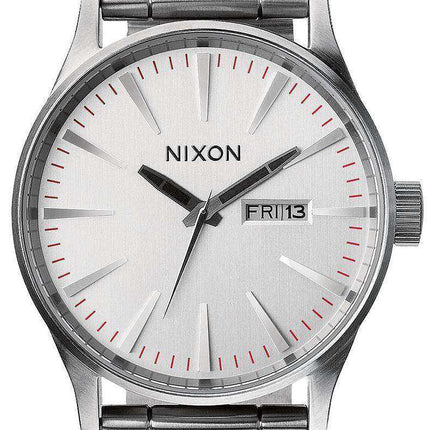 Orologio da uomo Nixon Sentry SS in argento con quadrante A356-130-00