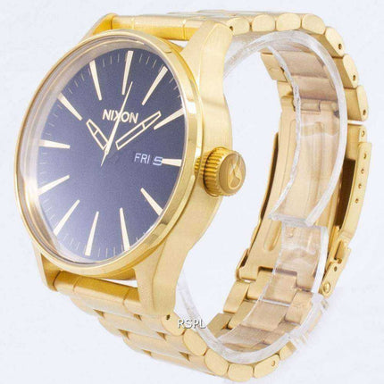 Orologio da uomo Nixon Sentry SS tono oro nero con quadrante A356-510-00
