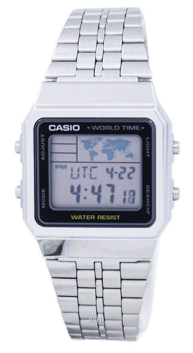 Orologio da uomo Casio Alarm World Time Digital A500WA-1DF
