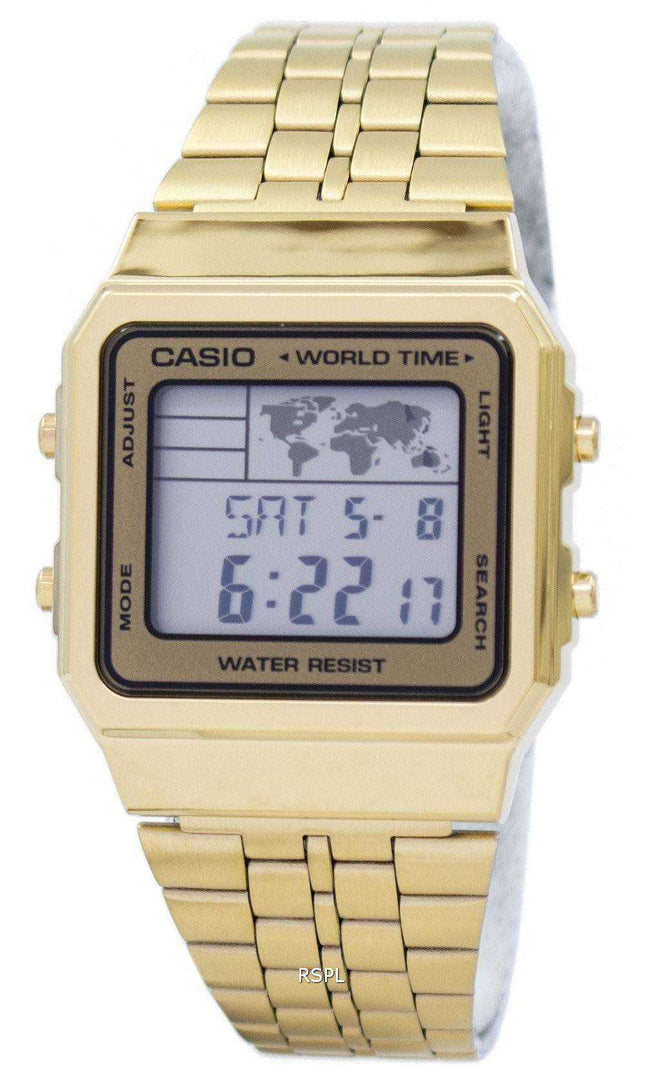 Orologio da uomo Casio Alarm World Time Digital A500WGA-9DF