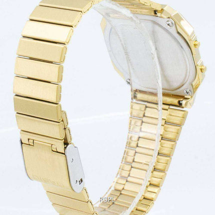 Orologio da uomo al quarzo cronografo con allarme Casio Youth A700WG-9A vintage