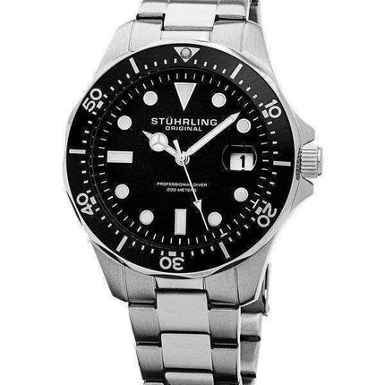 Orologio da uomo Stuhrling Original Regatta Swiss Quartz Divers 200M 824.01