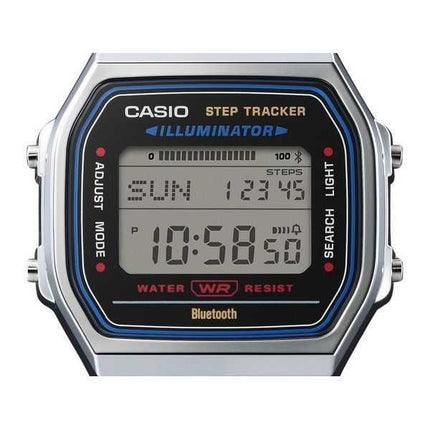 Casio Vintage Digital Smartphone Link Orologio Unisex in Acciaio Inox al Quarzo ABL-100WE-1A