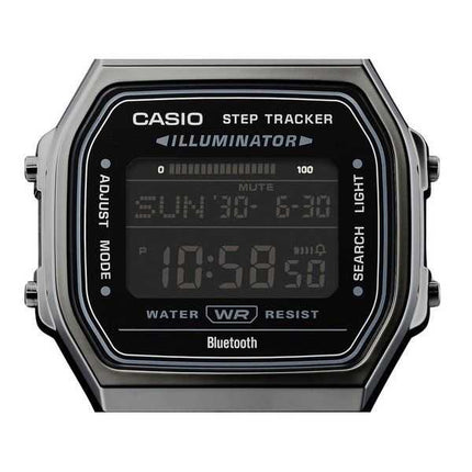 Casio Vintage Digital Smartphone Link Orologio unisex al quarzo in acciaio inossidabile ABL-100WEGG-1B