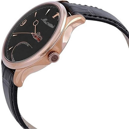 Orologio da uomo Mathey-Tissot Edmond automatico in edizione limitata con cinturino in pelle quadrante nero AC1886CN