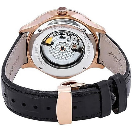 Orologio da uomo Mathey-Tissot Edmond automatico in edizione limitata con cinturino in pelle quadrante nero AC1886CN