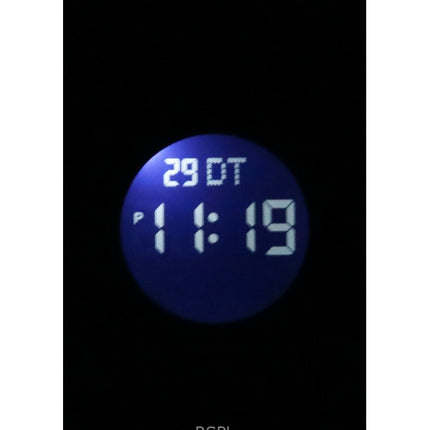 Orologio da uomo Invicta Activa Digital con cinturino in poliuretano verde militare e quadrante nero al quarzo ACW1968-002