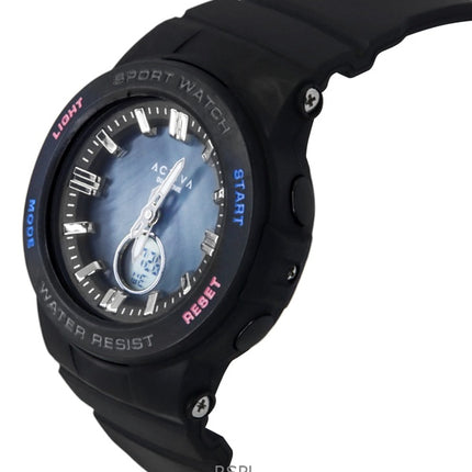 Orologio unisex Invicta Activa analogico digitale con cinturino in poliuretano termoplastico e quadrante in madreperla blu al quarzo ACW2125-001